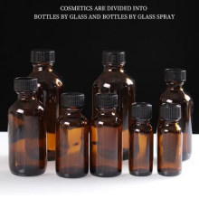500ml Liquid Glass Transparent Bottle/Dark Brown Bottle/Blue Bottle with Dropper/Essential Oil Bottle